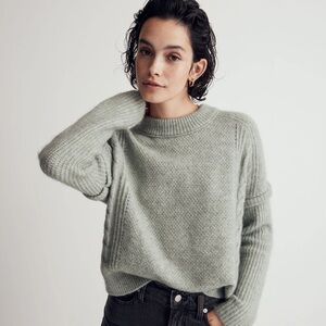 Madewell eco-friendly alpaca wool sweater, small